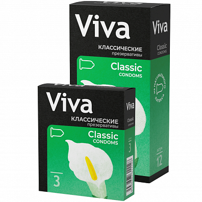 Презервативы Viva классические №12