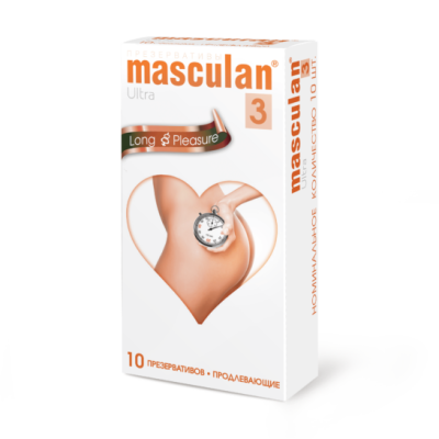 Презервативы Masculan Long Pleasure (продлевающий) №10
