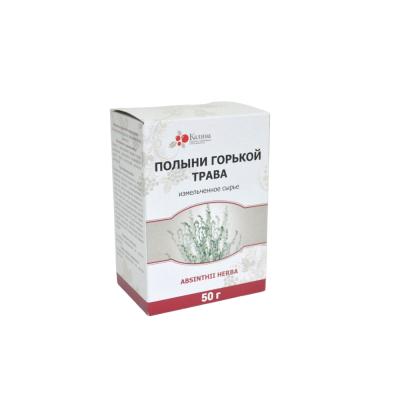 Полыни горькой трава лек. сырье измельчен. 50г упаковка №1