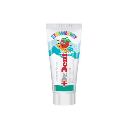 Паста зубная детская  Dr. Dent Клубничка 75г №1