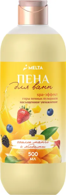 т.м.Melta Пена для принятия ванн Спелое манго с ягодами 500мл №1