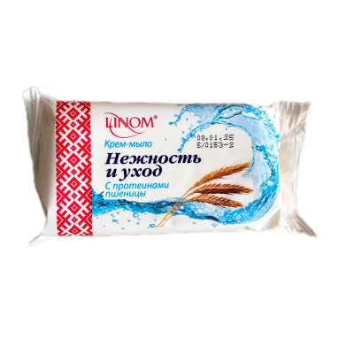 Крем-мыло туалетное твердое Нежность и уход 100г упаковка №1