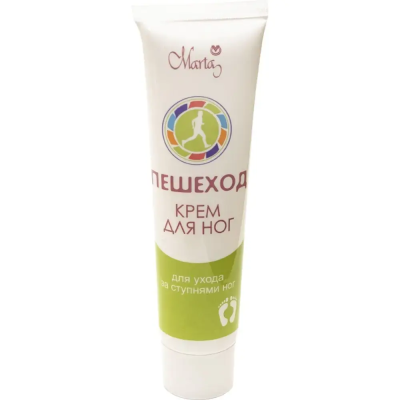 Марта Крем для ног Пешеход для ухода за ступнями ног 100г  №1