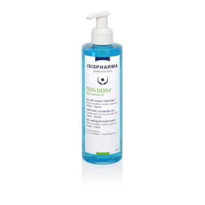 ISISPHARMA Гель TEEN DERM Gel sensitive очищающий д/умывания чувст.,комбинированной и жирной кожи 250мл №1