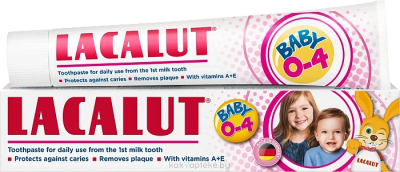 Паста зубная  Lacalut Baby для детей до 4 лет  ( малиновый вкус) 50мл №1