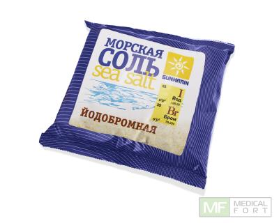 Соль косметическая морская природная йодо-бромная 1кг №1