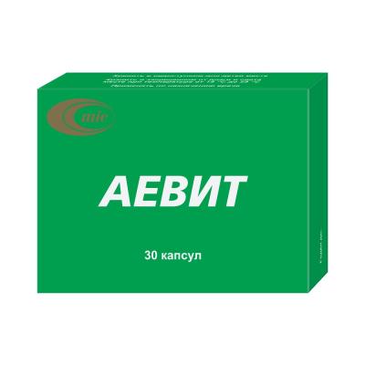 Купить Аевит капсулы упаковка №30 (Минскинтеркапс ) по выгодной цене. Цена, инструкция на лекарство, препарат – Витамины и минеральные добавки РУП «Минская Фармация»