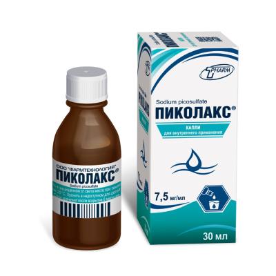 Пиколакс капли для приема внутрь 7,5мг/мл 30мл флакон №1