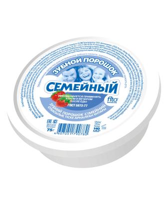 Зубной порошок Семейный 75г №1
