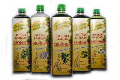 Экстракт-Бальзам хвойный с ромашкой для ванн 0,5л №1