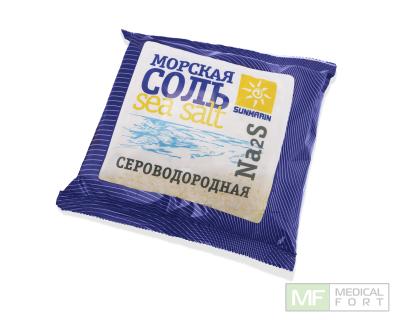 Соль морская природная  косметическая сероводородная 1кг упаковка №1
