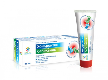 Natura Medica Гель -бальзам  для тела хондроитин и сабельник 85мл №1