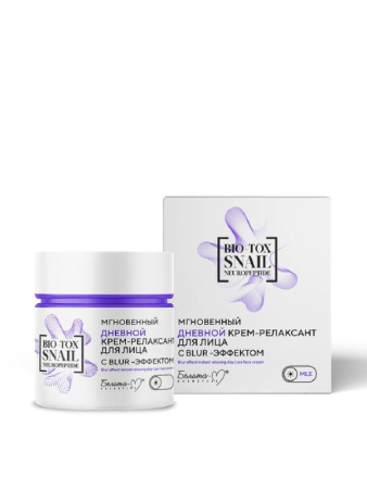 Белита-М BIO-TOX SNAIL NEUROPEPTIDE Мгновенный дневной крем-релаксант для лица с blur-эффектом 50г  №1