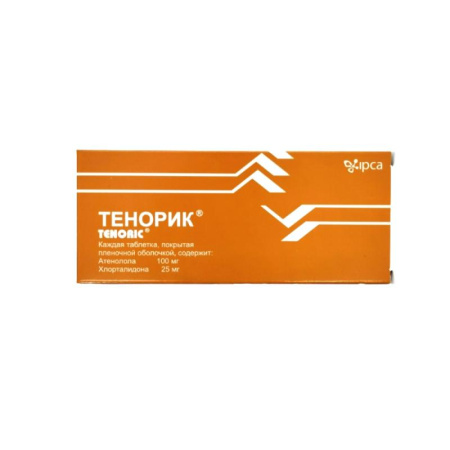 Тенорик таблетки п/о 100мг 25мг упаковка №28