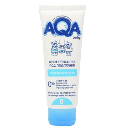 AQA baby Крем-присыпка под подгузник  75мл уп №1