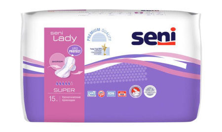 Прокладки урологические  Seni Lady Super упаковка №15